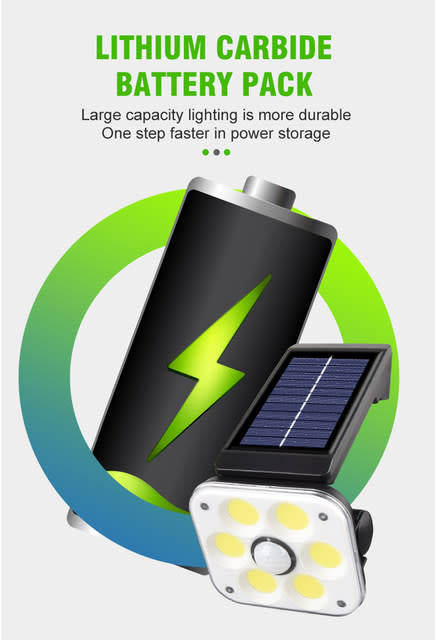 Solar LED Human Body Induction Light, Outdoor Waterproof Street Lamp